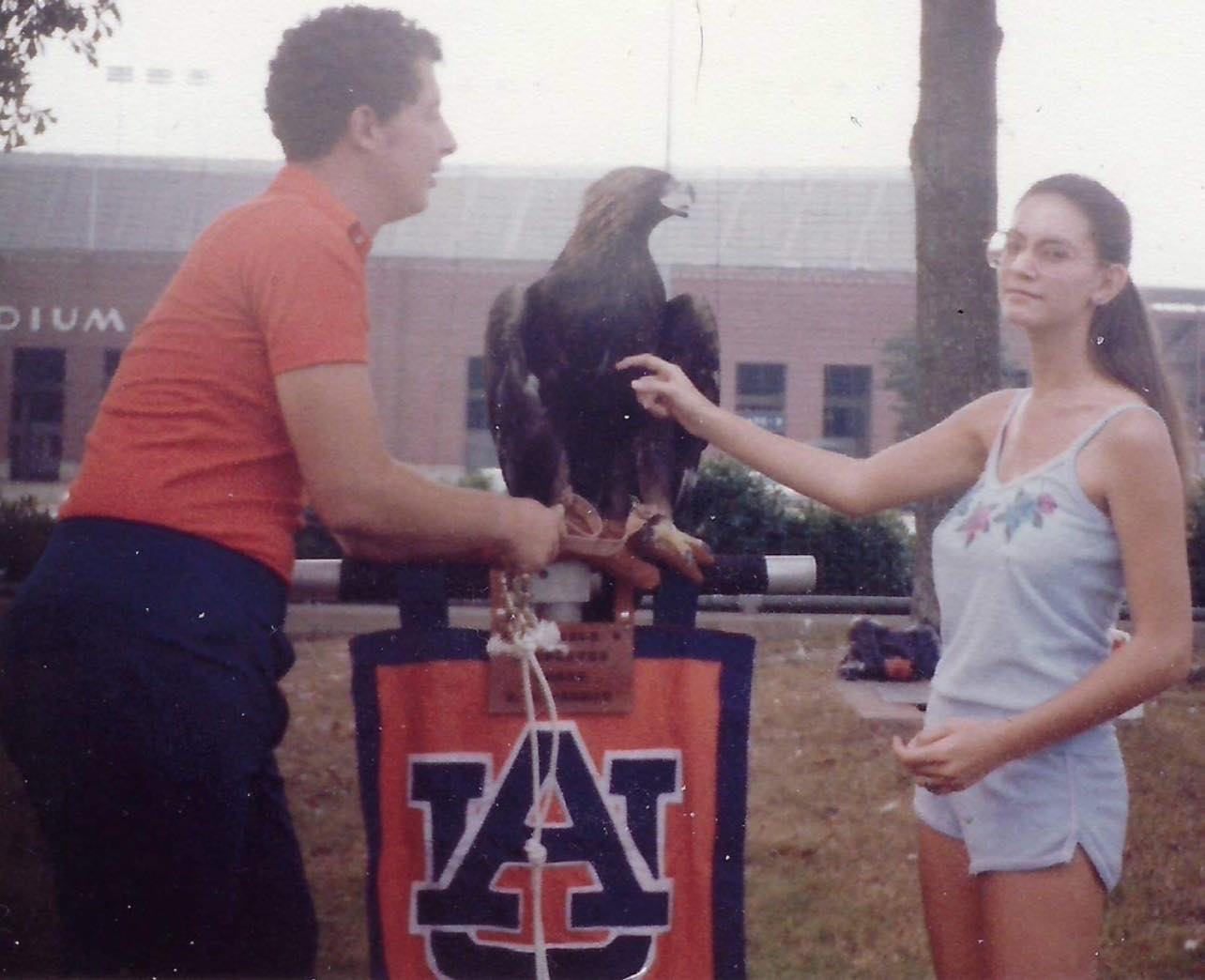 Brother's wife meeting War Eagle V, 1982